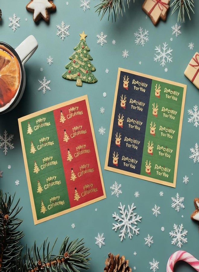 Suponey Christmas Gift Boxes, 10 Pcs Book Shape Treat Boxes Christmas Party Favor Box Santa Wrapping Box for Candy Cookie Goodie and Home Décor - Image 5